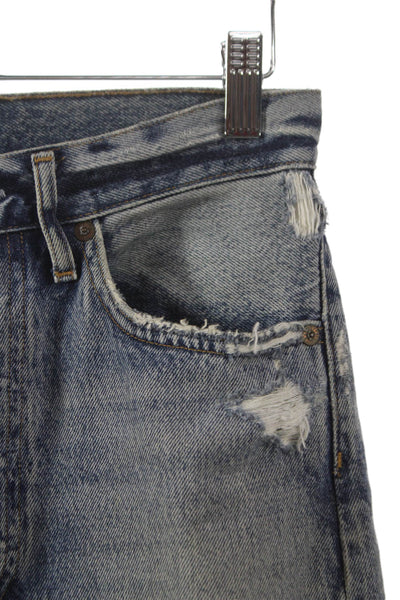 Agolde Women Straight High Rise Blue Jeans 28 Inseam 100% Cotton Size 24