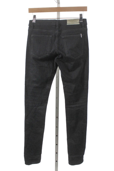 IRO Jeans Womens Skinny Low Rise Black Cotton Jeans Size 24