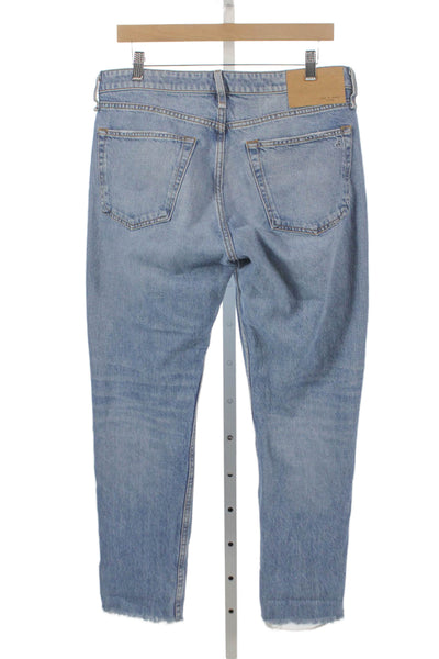 Rag & Bone Womens Straight Mid Rise Blue Jeans Size 29