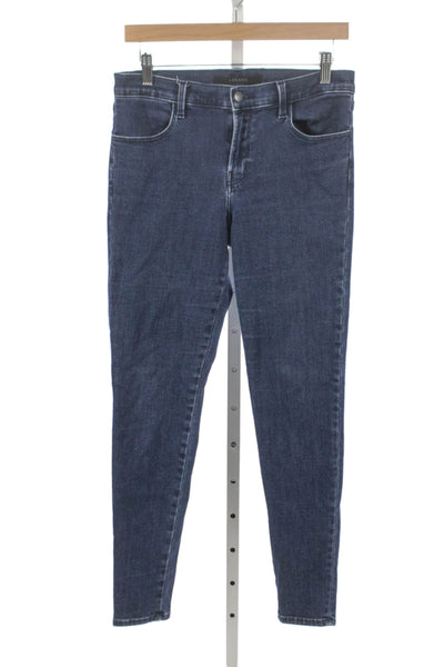 J Brand Womens Skinny Jeans Blue Cotton Blend Size 29