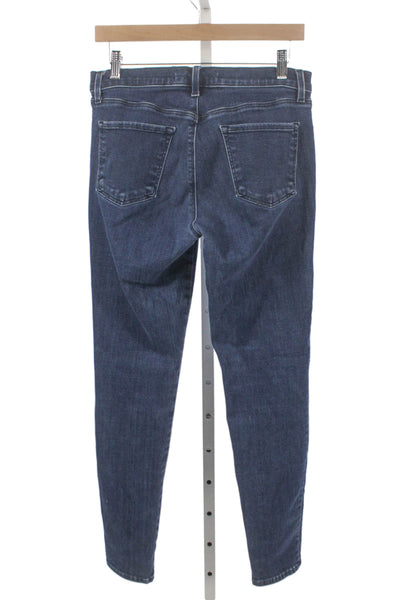 J Brand Womens Skinny Jeans Blue Cotton Blend Size 29