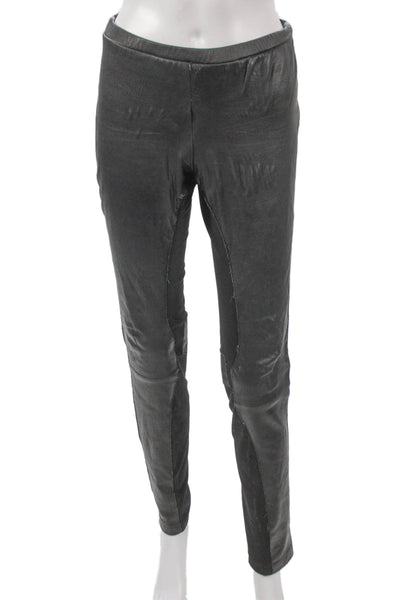 Elizabeth and James Women Leather Leggings Black Size 6