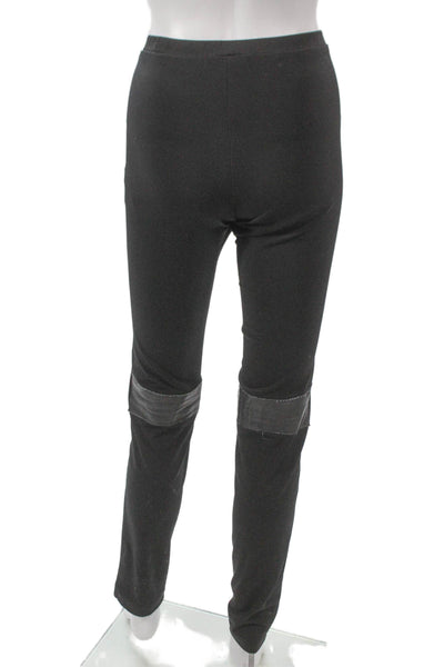 Elizabeth and James Women Leather Leggings Black Size 6