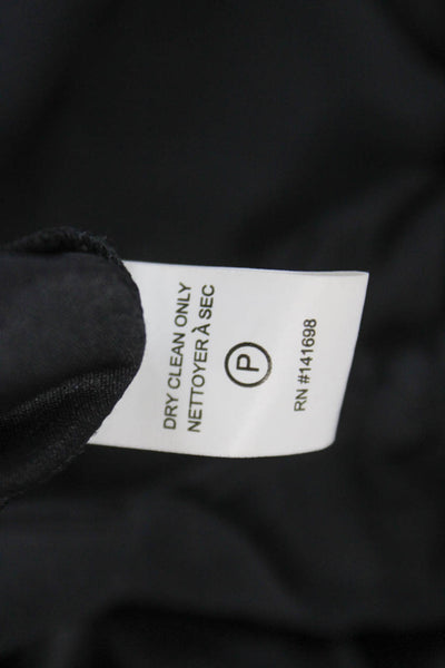 Ramy Brook Women Paperbag Silk Pants Black Size L