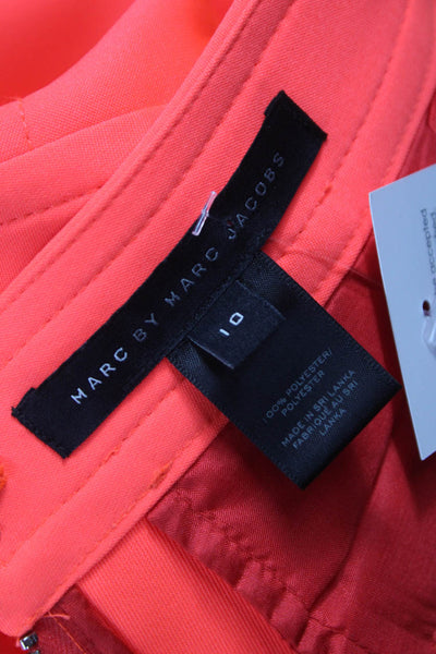 Marc By Marc Jacobs Women ALine Orange Skirt Size 10