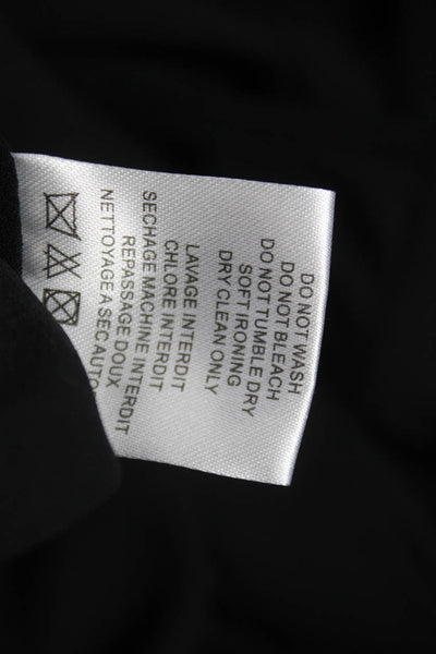 IRO Women Tunic Black Collared Long Sleeve Polyester Size 40