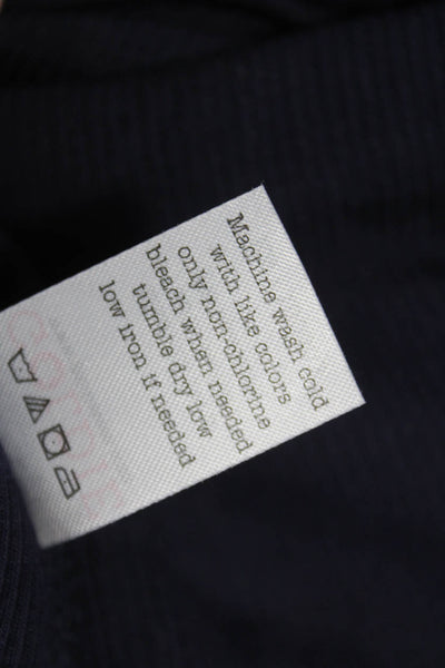 Goldie Women Modal Basic Short Sleeve Crew Neck T-Shirt Blue Size M