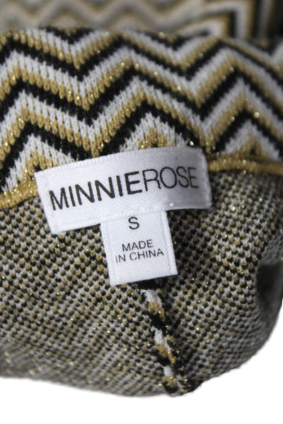 Minnie Rose Womens Multicolor Geometric Viscose Pants Pull On Size S