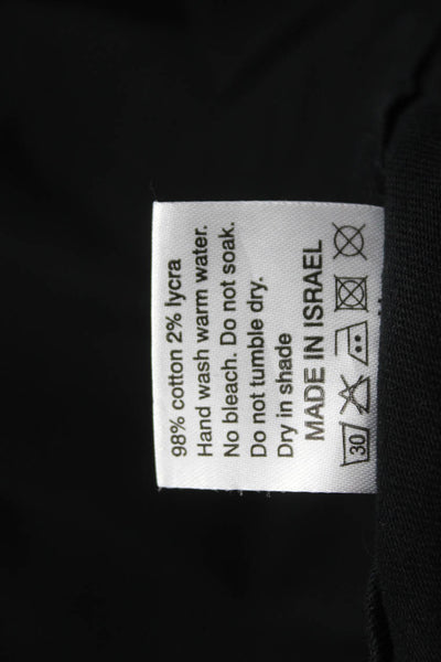 Flog Women Cargo Pants Black Cotton Pull On Size 27