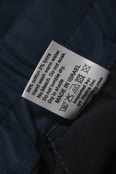 Flog Women Jogger Pants Blue Cotton Drawstring Size 24