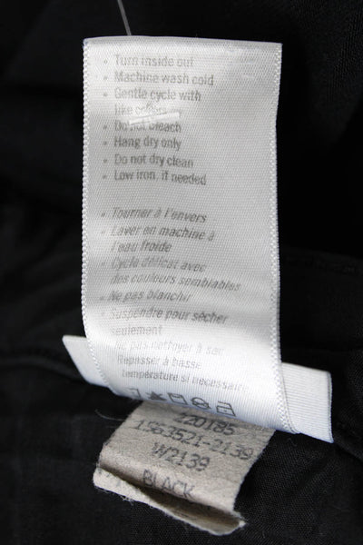 Paige Women Skinny Jeans Black Mid Rise Cotton Blend Button Size 29