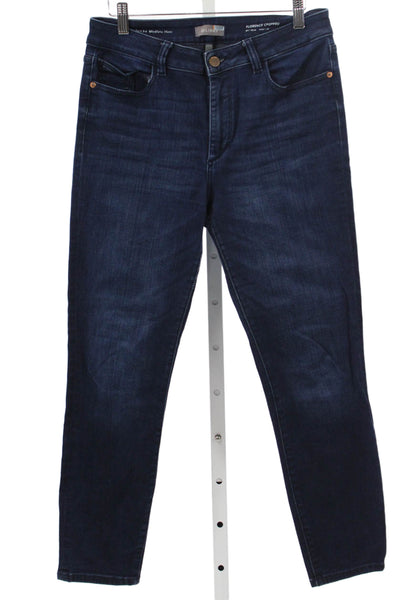 DL1961 Womens Cropped High Rise Blue Jeans Size 29