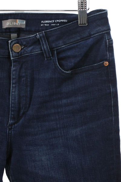 DL1961 Womens Cropped High Rise Blue Jeans Size 29