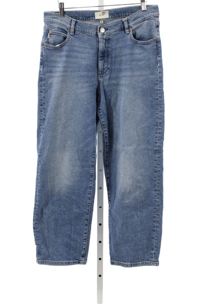 DL1961 Women Straight Jeans Blue High Rise Size 28