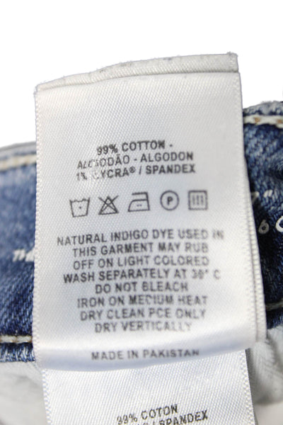DL1961 Women Straight Jeans Blue High Rise Size 28
