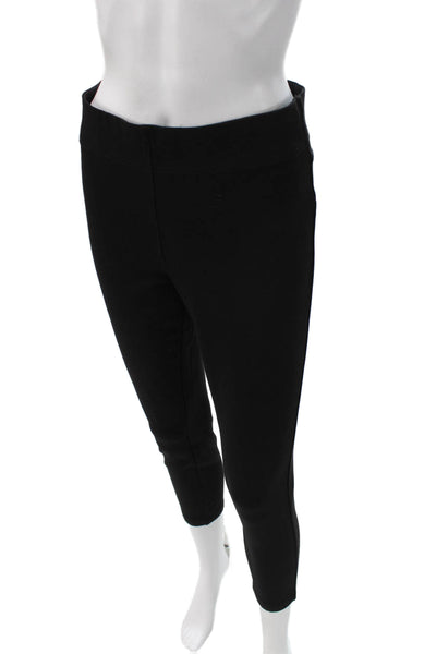 Michael Stars Women Capri Leggings Black Polyester Blend Size M