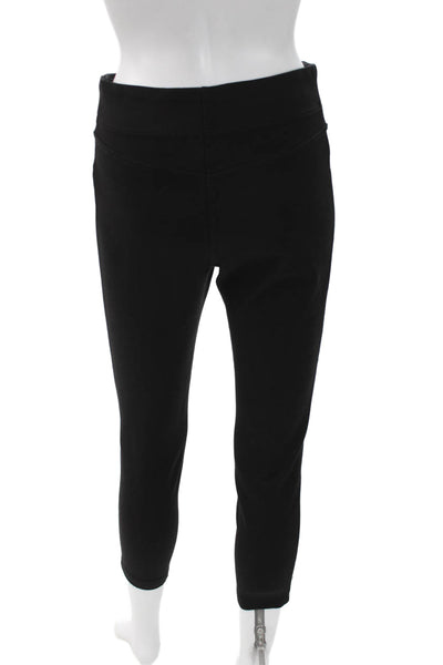 Michael Stars Women Capri Leggings Black Polyester Blend Size M