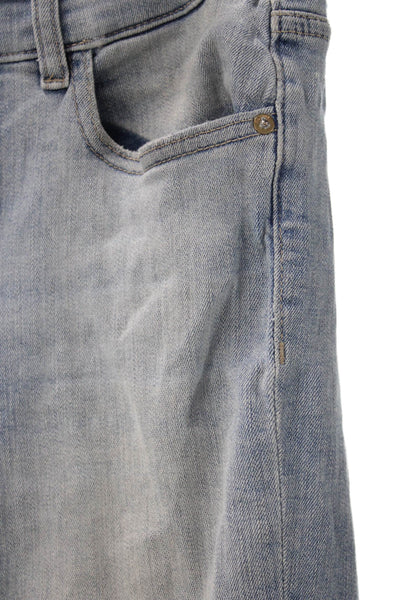 DL 1961 Women Ankle Jeans Blue High Waist Cotton Button Size 26