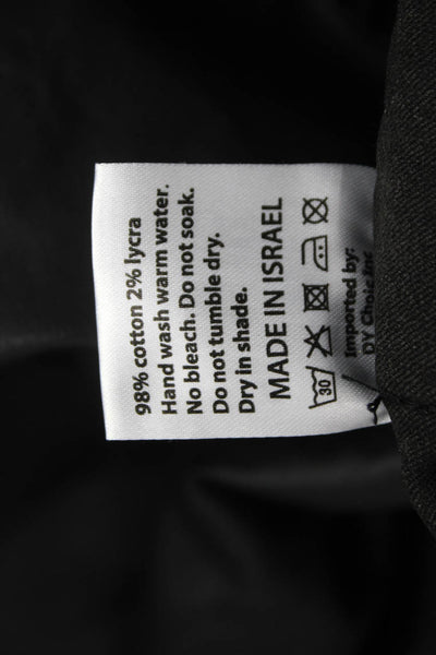 Flog Womens Jogger Pants Black Drawstring 98% Cotton 2% Lycra Size 24
