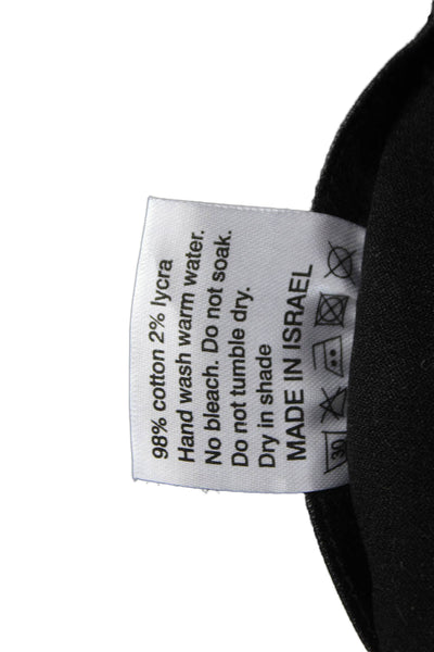 Flog Womens Cargo Pants Black Drawstring Cotton Lycra Size 25
