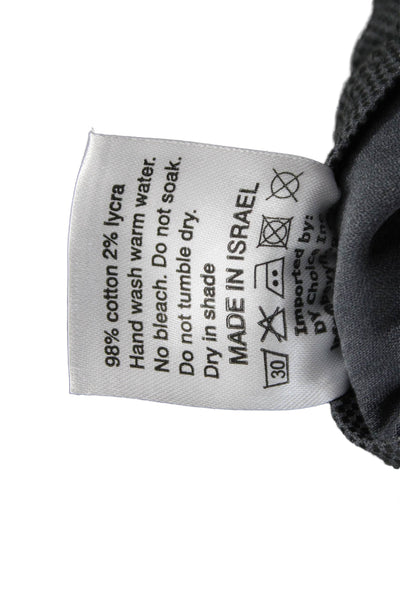 Flog Womens Cargo Pants Black Cotton Button Inseam 30 Size 25