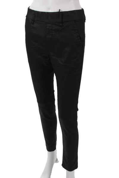 Flog Womens Black Cotton Jeggings Pull On Size 25