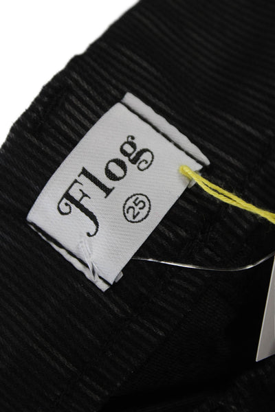 Flog Womens Black Cotton Jeggings Pull On Size 25