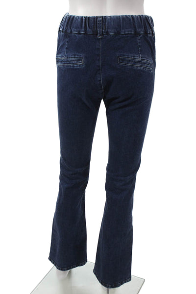 Flog Women Bootcut Jeans Blue Cotton Button Size 24