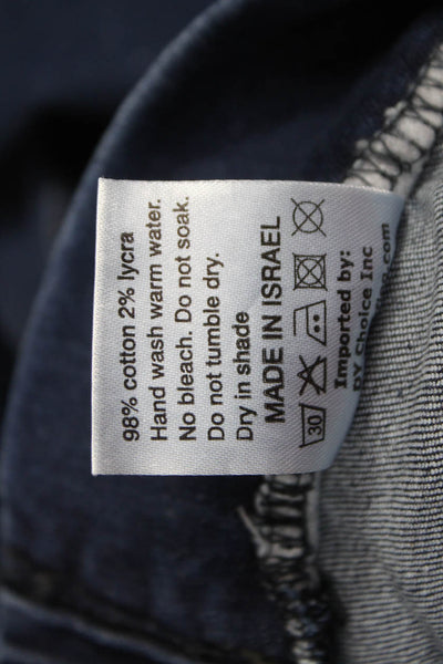 Flog Women Bootcut Jeans Blue Cotton Button Size 24