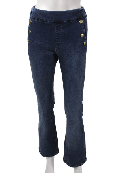 Flog Womens Flared Jeans Blue Cotton Blend Size 25