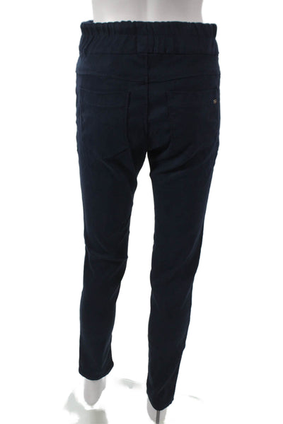 Flog Womens Jogger Pants Blue Cotton Drawstring Size 26