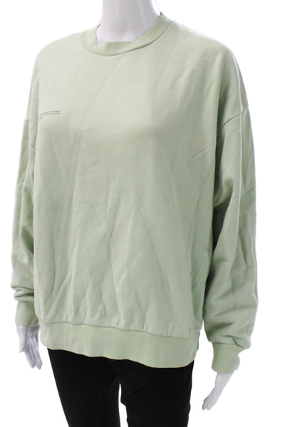 Pangaia Unisex Pullover Sweatshirt Organic Cotton Green Crew Neck Size L