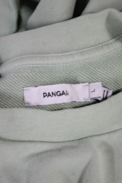 Pangaia Unisex Pullover Sweatshirt Organic Cotton Green Crew Neck Size L