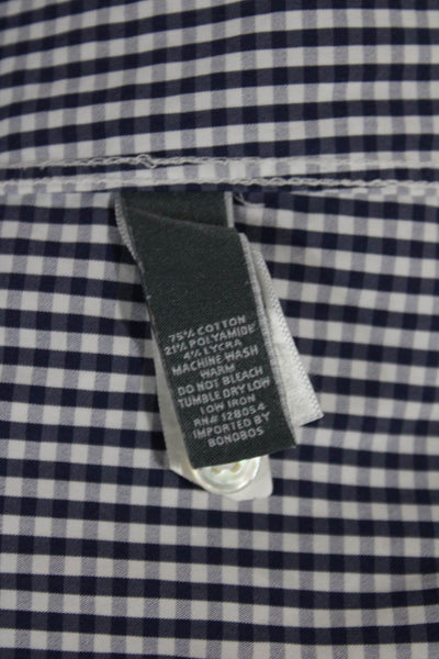 Bonobos Men's Long Sleeves Casual Button Down Plaid Shirt Size S