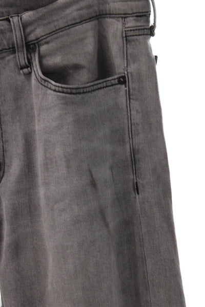 Rag & Bone Mens Straight Gray Cotton Jeans Button Size 32