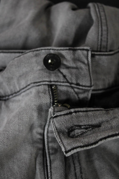 Rag & Bone Mens Straight Gray Cotton Jeans Button Size 32