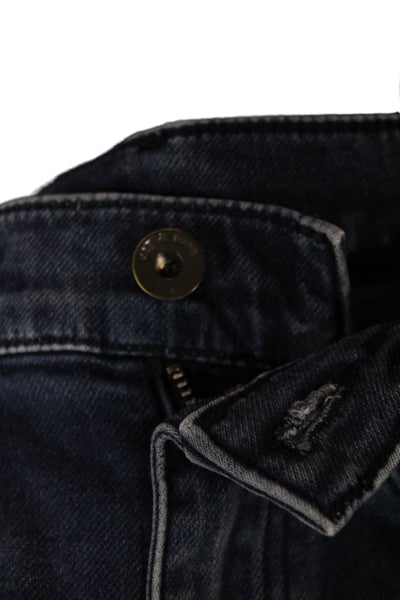 Rag & Bone Mens Straight Jeans Blue Button Cotton Size 30