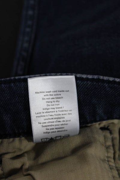 Rag & Bone Mens Straight Jeans Blue Button Cotton Size 30