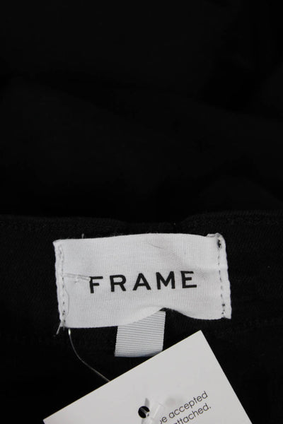 Frame Womens Skinny Black High Rise Jeans Size 25