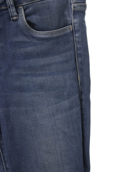 Flying Monkey Women Skinny High Rise Jeans Blue Cotton Button Fly Size 25