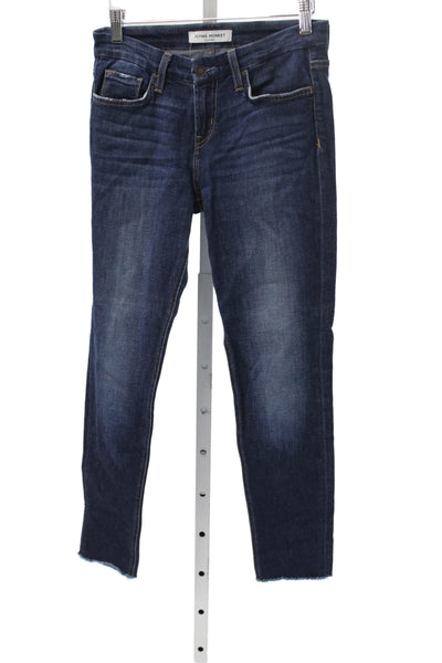 Flying Monkey Women Skinny High Rise Jeans Blue Size 25