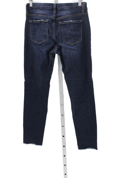 Flying Monkey Women Skinny High Rise Jeans Blue Size 25