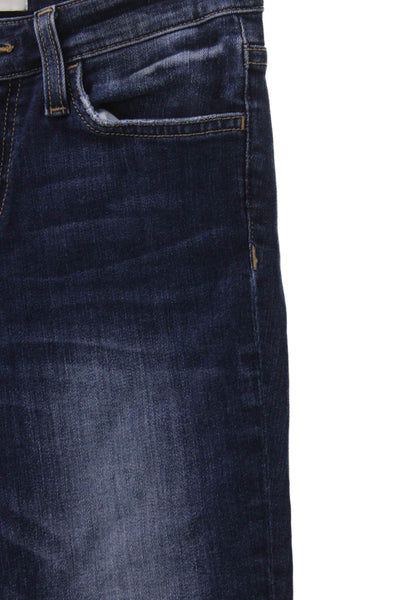 Flying Monkey Women Juniors Skinny High Rise Blue Cotton Blend Jeans Size 24