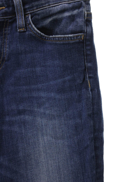 Flying Monkey Women Skinny Jeans Blue High Rise Button Size 24