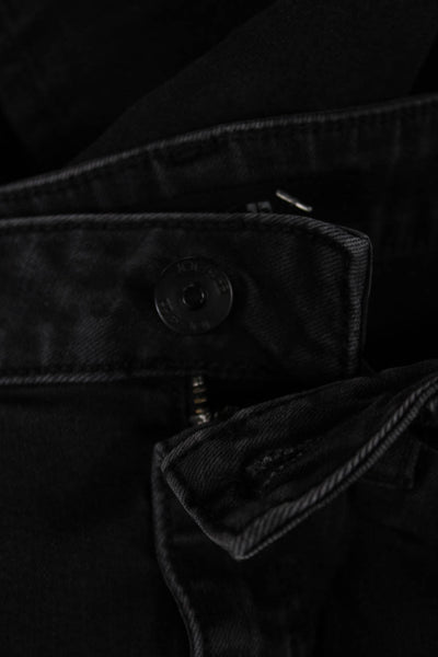 Joes Womens Skinny Jeans Black Cotton High Rise 26 Inseam Size 24