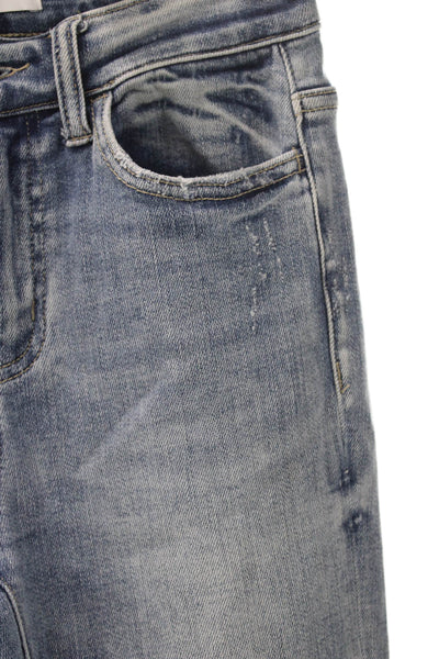 Flying Monkey Women Skinny Jeans High Rise Cotton Blue Size 25