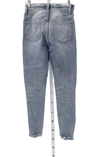 Flying Monkey Women Skinny Jeans High Rise Cotton Blue Size 25
