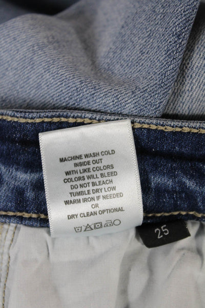Flying Monkey Women Skinny Jeans High Rise Cotton Blue Size 25