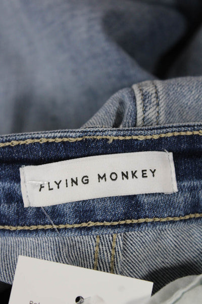 Flying Monkey Women Skinny Jeans High Rise Cotton Blue Size 25