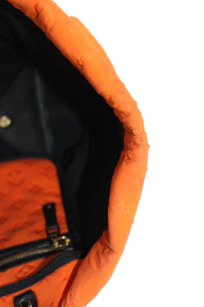 Louis Vuitton Womens Scuba MM Monogram Tote Shoulder Handbag Orange